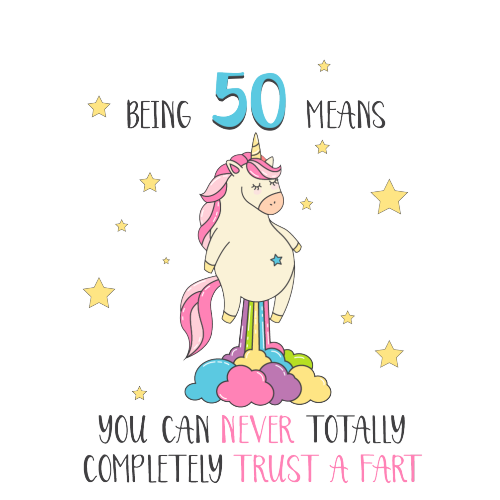 Rude Birthday Gift - Never Trust a Fart