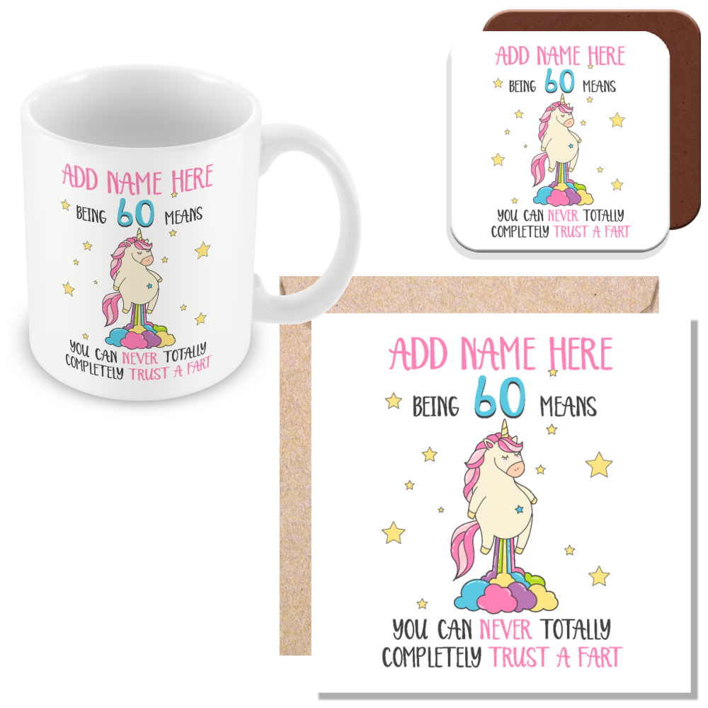 Rude Birthday Gift - Never Trust a Fart