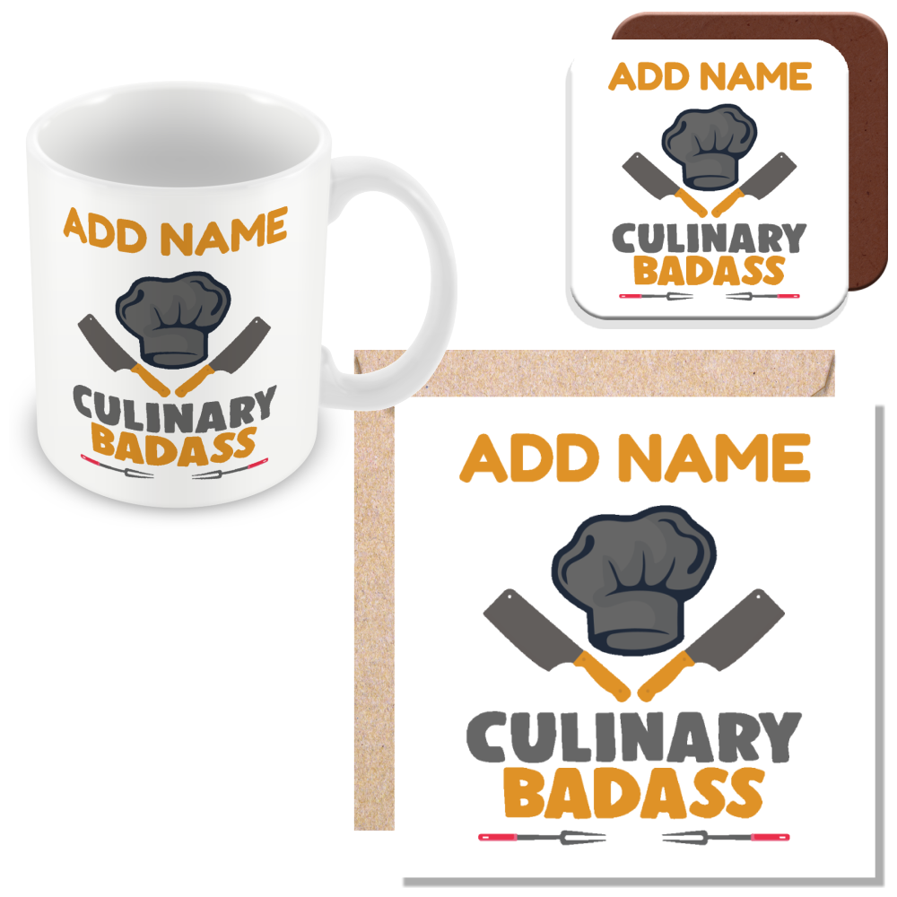 Personalised Chef Gift - Culinary Bad Ass