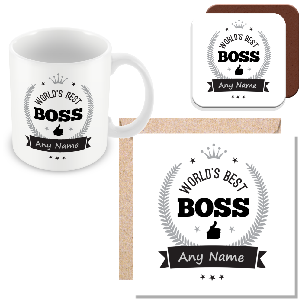 Worlds Best Colleague Gift - Personalise with Name and Job