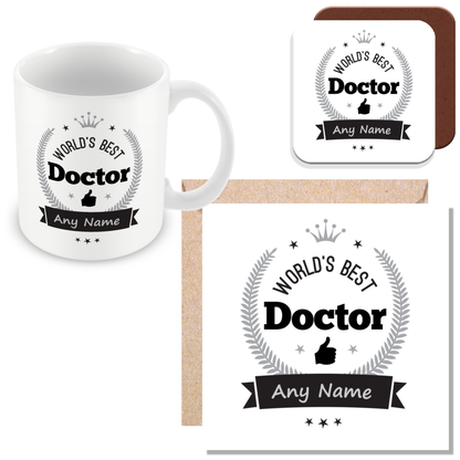 Worlds Best Colleague Gift - Personalise with Name and Job