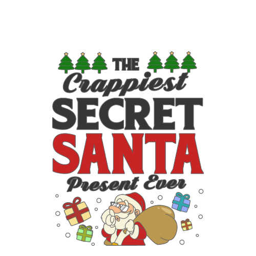 Christmas Secret Santa Gift - The Crappiest Secret Santa Present Ever - Personalised Mug