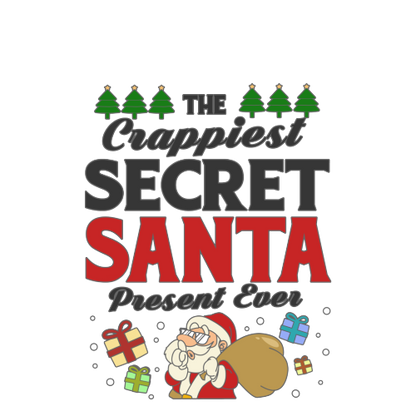 Christmas Secret Santa Gift - The Crappiest Secret Santa Present Ever - Personalised Mug