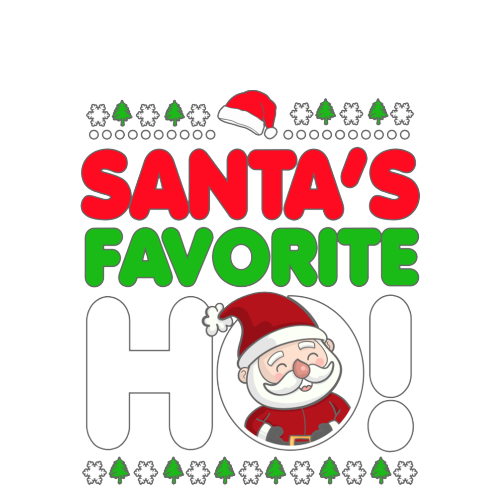 Christmas Secret Santa Gift - Santa's Favourite Ho! Personalised Mug