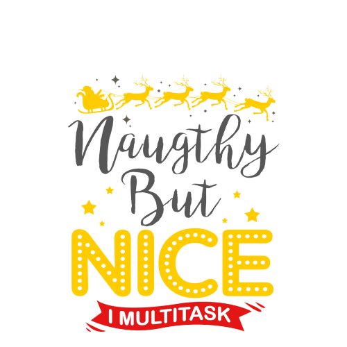 Christmas Secret Santa Gift - Naughty But Nice - Personalised Mug