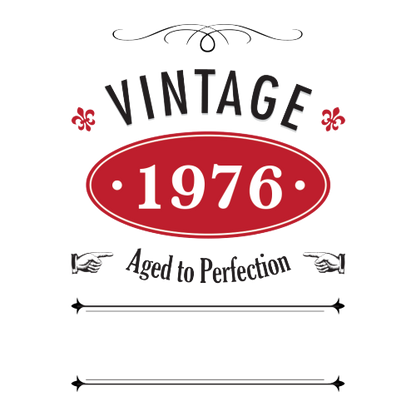 Vintage Year Personalised Gift