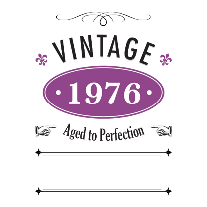 Vintage Year Personalised Gift