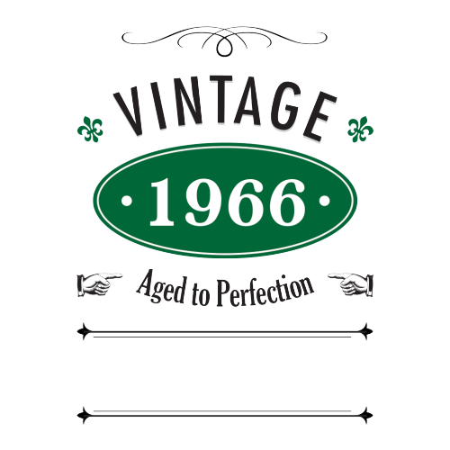 Vintage Year Personalised Gift