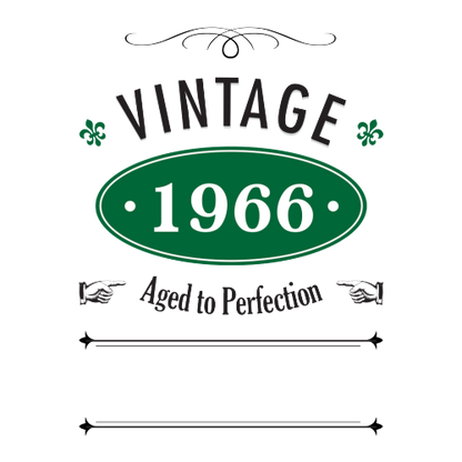 Vintage Year Personalised Gift