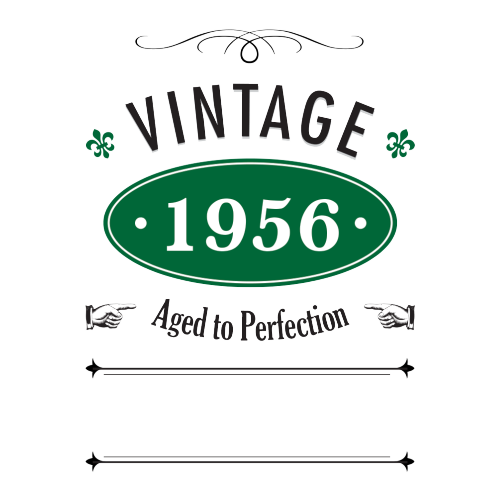 Vintage Year Personalised Gift