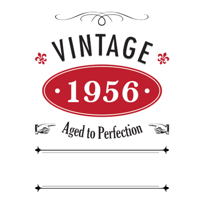 Vintage Year Personalised Gift