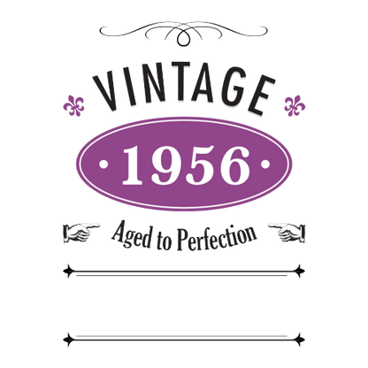 Vintage Year Personalised Gift