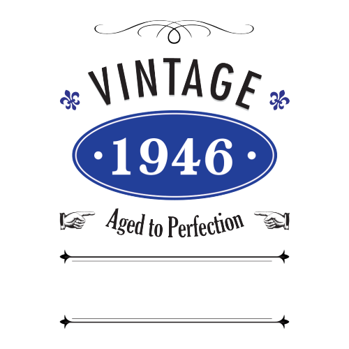 Vintage Year Personalised Gift