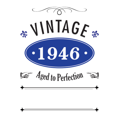 Vintage Year Personalised Gift