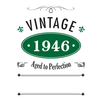 Vintage Year Personalised Gift