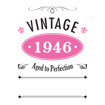 Vintage Year Personalised Gift