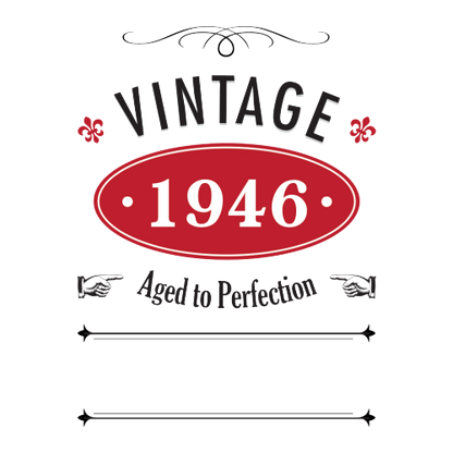 Vintage Year Personalised Gift