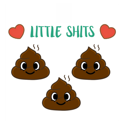 Personalised Funny Mum Gift - Cute Poo Character Design with Hearts