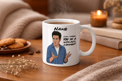 Friends Quote Mugs - Optional Black or Purple Handle, Coaster and Card