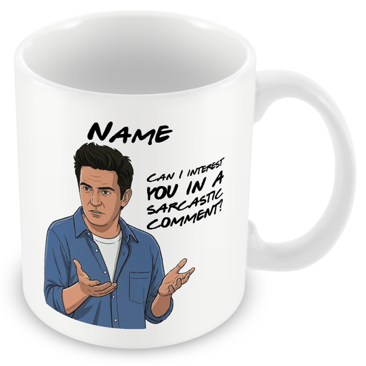 Friends Quote Mugs - Optional Black or Purple Handle, Coaster and Card