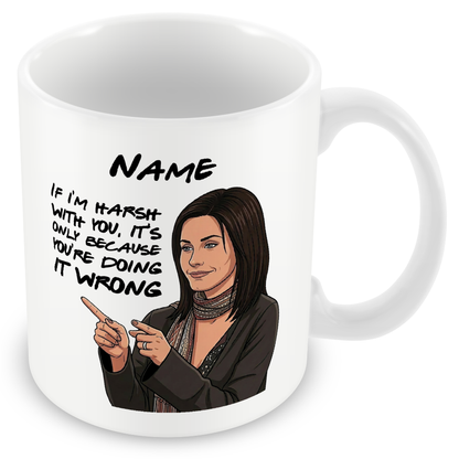 Friends Quote Mugs - Optional Black or Purple Handle, Coaster and Card