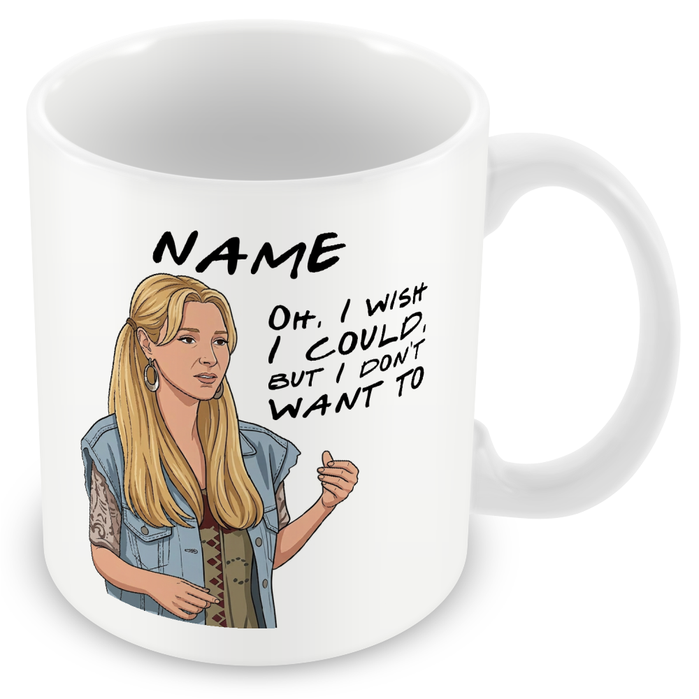 Friends Quote Mugs - Optional Black or Purple Handle, Coaster and Card