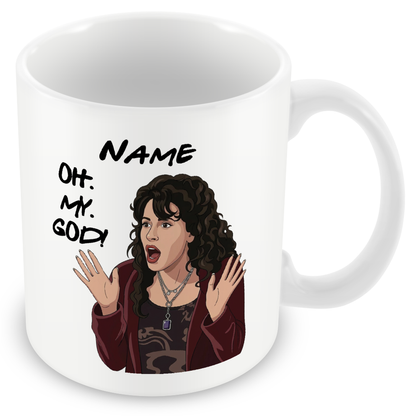 Friends Quote Mugs - Optional Black or Purple Handle, Coaster and Card