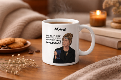 Friends Quote Mugs - Optional Black or Purple Handle, Coaster and Card
