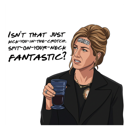 Friends Quote Mugs - Optional Black or Purple Handle, Coaster and Card