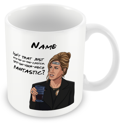 Friends Quote Mugs - Optional Black or Purple Handle, Coaster and Card
