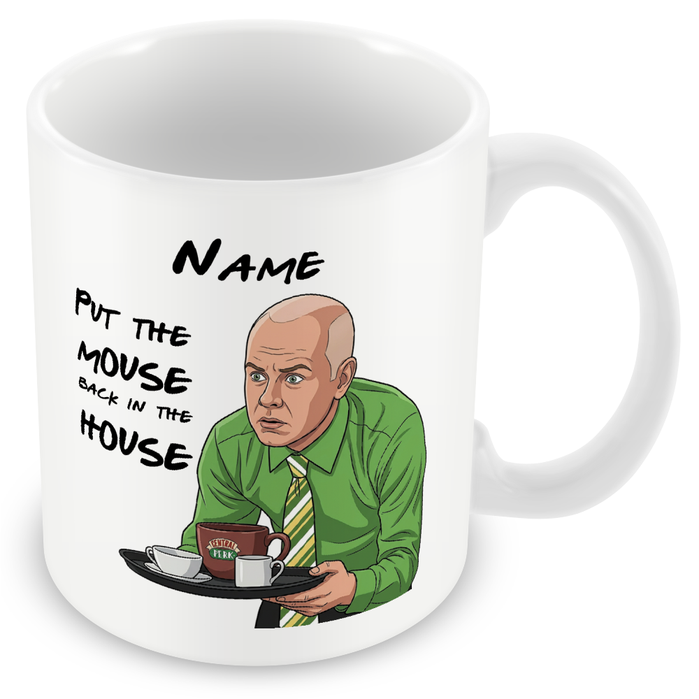 Friends Quote Mugs - Optional Black or Purple Handle, Coaster and Card