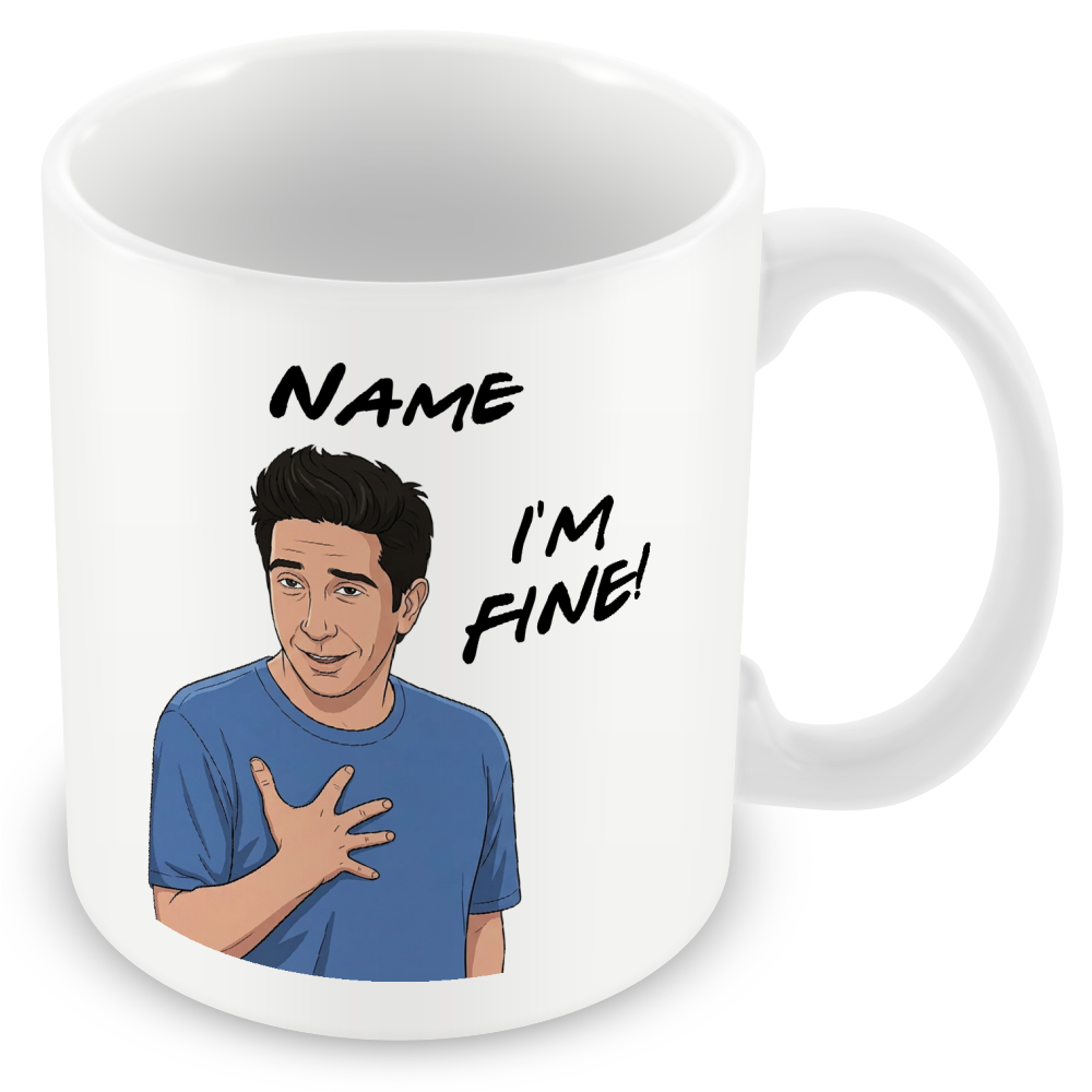 Friends Quote Mugs - Optional Black or Purple Handle, Coaster and Card