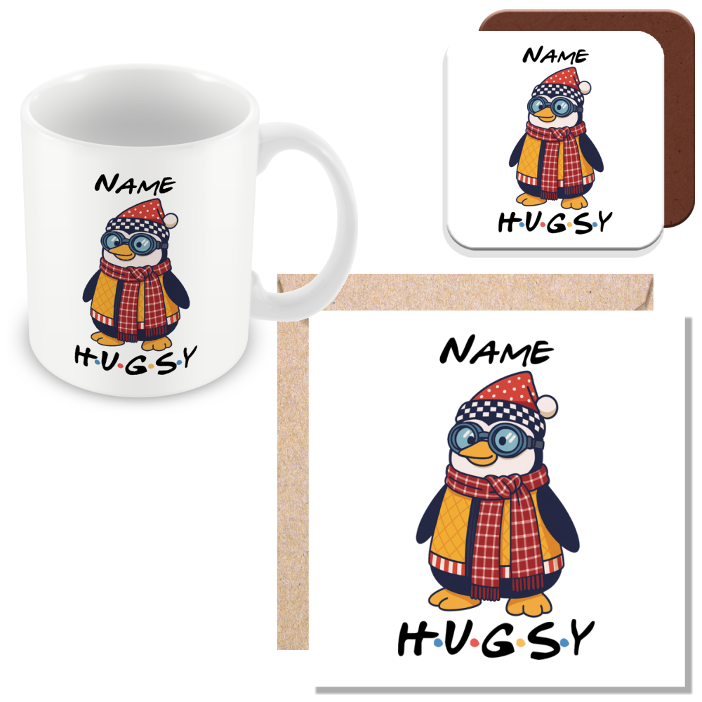 Friends Icons Mugs - Optional Black or Purple Handle, Coaster and Card