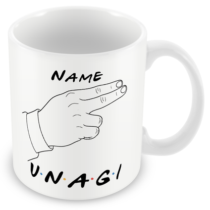 Friends Icons Mugs - Optional Black or Purple Handle, Coaster and Card