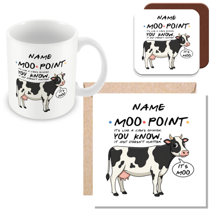 Friends Icons Mugs - Optional Black or Purple Handle, Coaster and Card