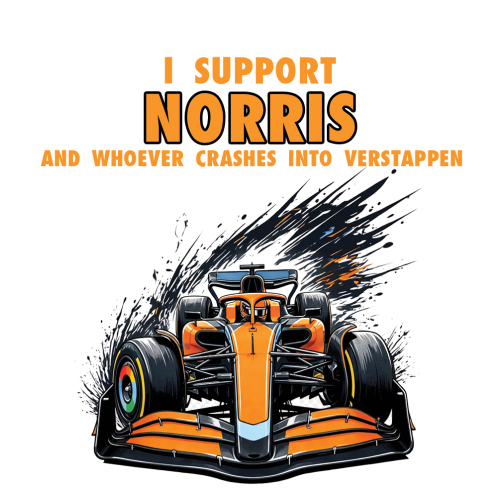 Lando Norris Relationship Status and Supporter Mugs - Optional Name, Orange Handle, Coaster and Card