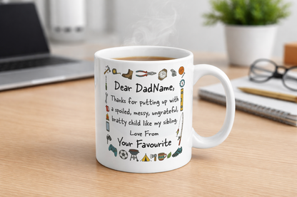 Personalised From Your Favourite Mug for Dads