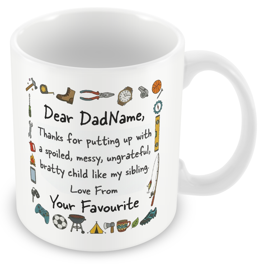 Personalised From Your Favourite Mug for Dads