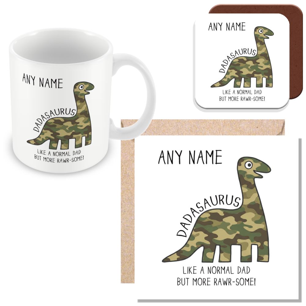 Personalised Dadasaurus Mug for Dads
