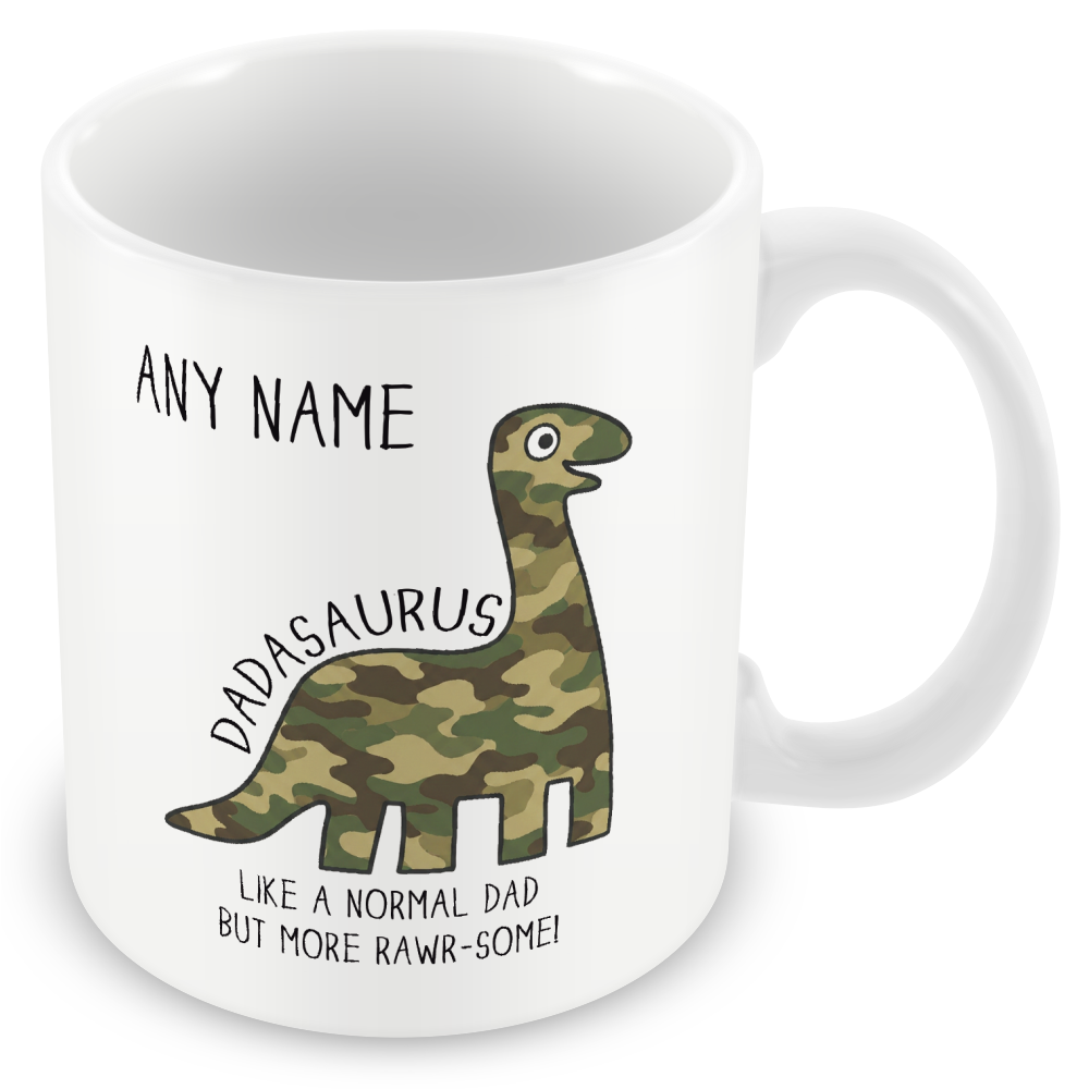 Personalised Dadasaurus Mug for Dads