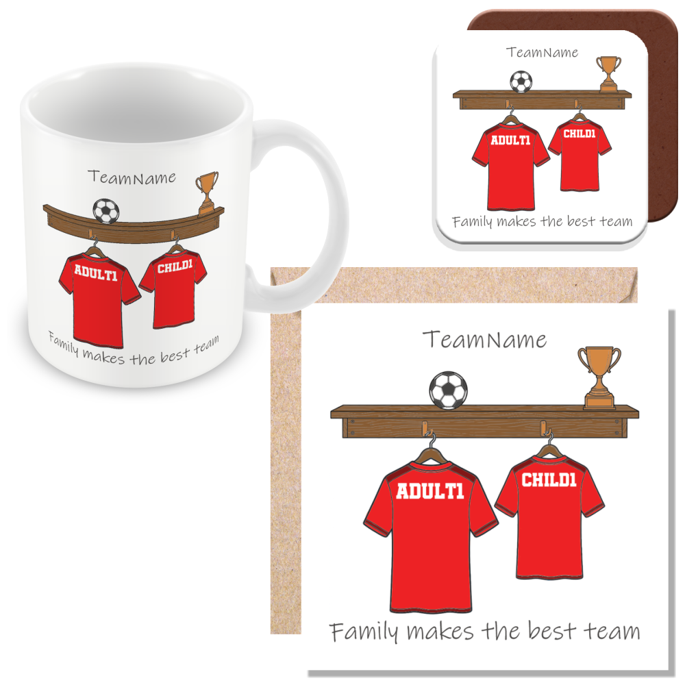 Personalised Daddy's Football Team Mug for Dads