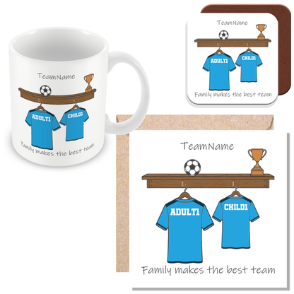 Personalised Daddy's Football Team Mug for Dads