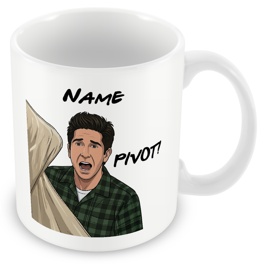 Ross Quote Mug - Optional Black or Purple Handle, Coaster and Card
