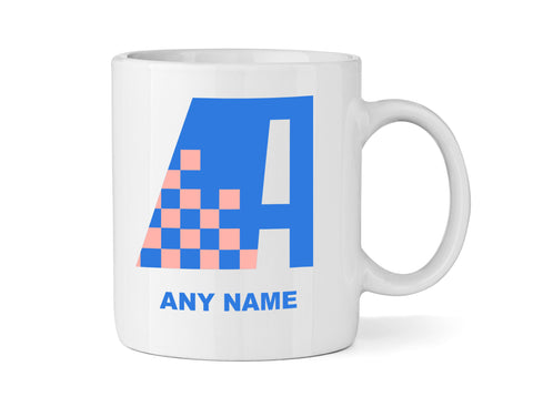 Letter A Alphabet Mug - Personalised A-Z Mug