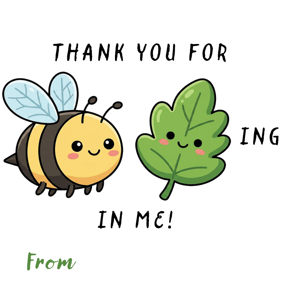 Personalised Funny Teacher Mug – Bee-Leafing in Me
