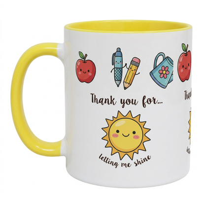 Personalised Teacher Mug – Add Teacher & Child's Name – End of School Gift