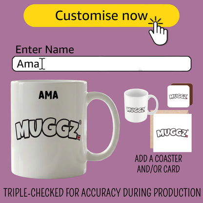 Personalised Teacher Mug – Double-Sided, Add Teacher & Child's Name