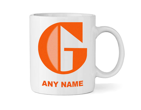 Letter G Alphabet Mug - Personalised A-Z Mug