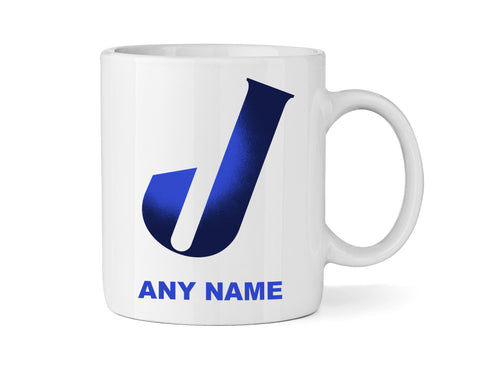 Letter J Alphabet Mug - Personalised A-Z Mug