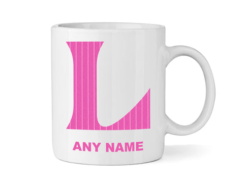 Letter L Alphabet Mug - Personalised A-Z Mug